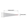 Thermaltronics 0.5 mm Conical Sharp 15.4 mm Soldering Iron Tip for MX-5200 TMT-9000S-1 MX-500 MX-5000 M7CS155
