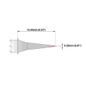 Thermaltronics 0.25 mm Micro Fine 13.4 mm Soldering Iron Tip for use with MX-5000, TMT-9000S-2, MX-5200, TMT-9000S-1 M8MF375