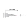 Thermaltronics 0.25 mm Micro Fine 13.4 mm Soldering Iron Tip for use with MX-5000, TMT-9000S-2, MX-5200, TMT-9000S-1 M8MF375