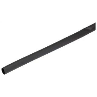 HellermannTyton Heat Shrink Tubing Black 8 mm Sleeve Diameter 1.2 m Length 4:1 Ratio TA42