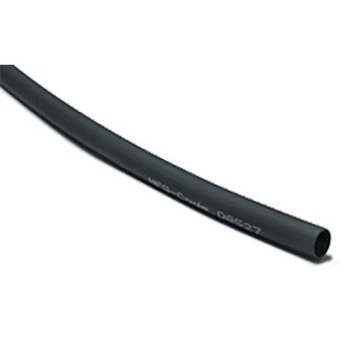 HellermannTyton Halogen Free Heat Shrink Tubing Black 3.2 mm Sleeve Diameter x 150 m Length 2:1 Shrink Ratio SE28