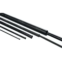 HellermannTyton Halogen Free Heat Shrink Tubing Black 3.2 mm Sleeve Diameter x 150 m Length 2:1 Shrink Ratio SE28