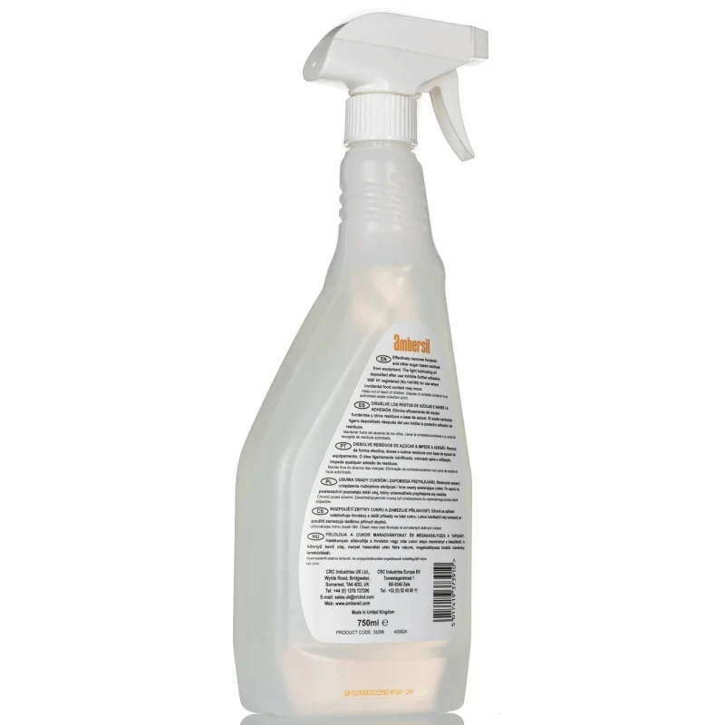 Ambersil Scale Inhibitor Sugar Remover and Inhibitor FG 750 ml Ready-to-Use Food Grade 33296-002