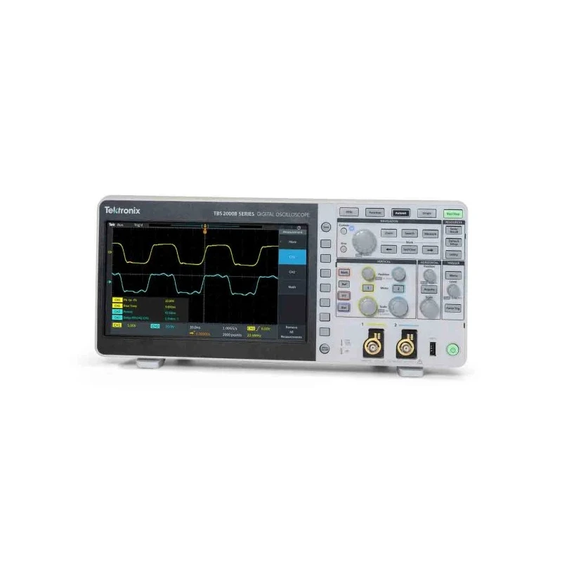 Tektronix Digital Storage Bench Oscilloscope 200 MHz, 2 Channels, 9-Inch TFT LCD TBS2000B