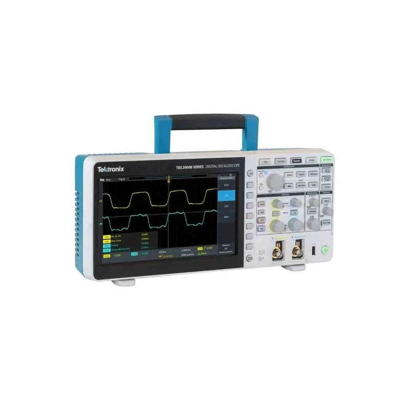 Tektronix Digital Storage Bench Oscilloscope 200 MHz, 2 Channels, 9-Inch TFT LCD TBS2000B