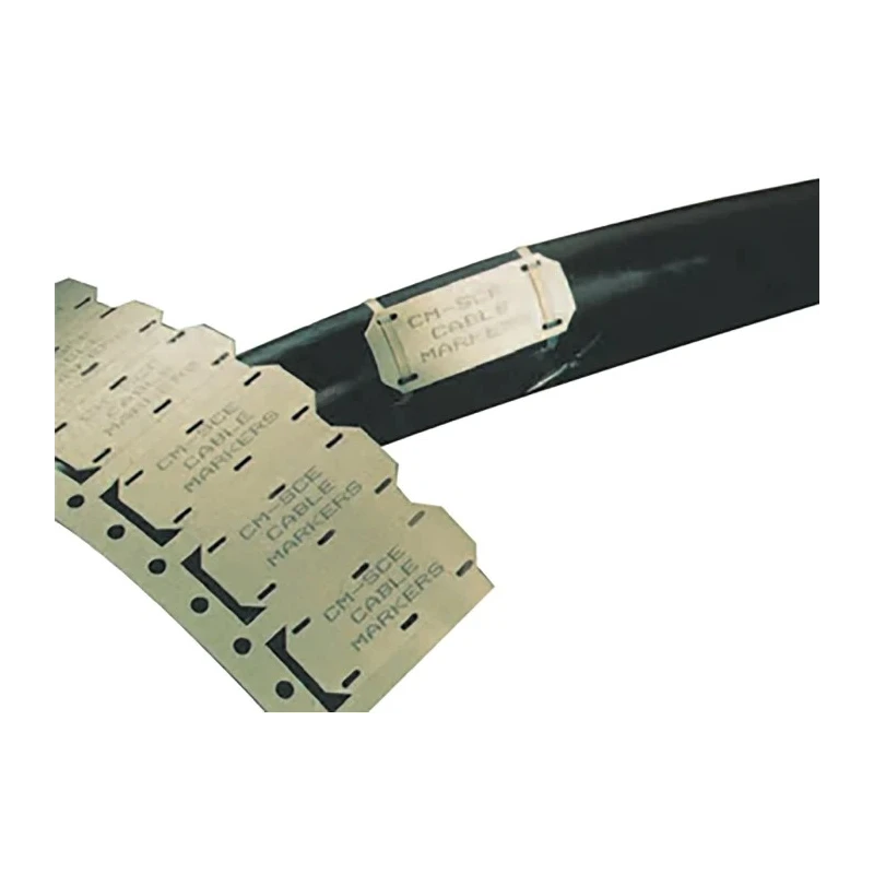 TE Connectivity White White Print Cable Labels 50.8 mm Width 250 Per Pack CM-SCE-TP-1/4-4H-9