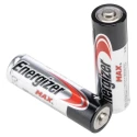Energizer MAX Zinc Manganese Dioxide Alkaline AA Battery 1.5 V 2.5Ah Pack of 12 7638900437782