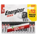 Energizer MAX Zinc Manganese Dioxide AAA Battery 1.5 V 1.2Ah 12 Pack 7638900438031