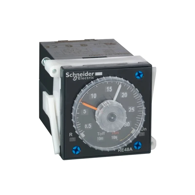 Schneider Electric Harmony Time Series Panel Timer Relay, 2-Contact, 24 to 240 V dc/ac, 250 V ac/dc Switching RE48ACV12MW