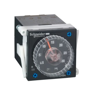 Schneider Electric Harmony Time Series Panel Timer Relay, 2-Contact, 24 to 240 V AC/DC, 5A, Multifunction, 0.02 RE48AMH13MW