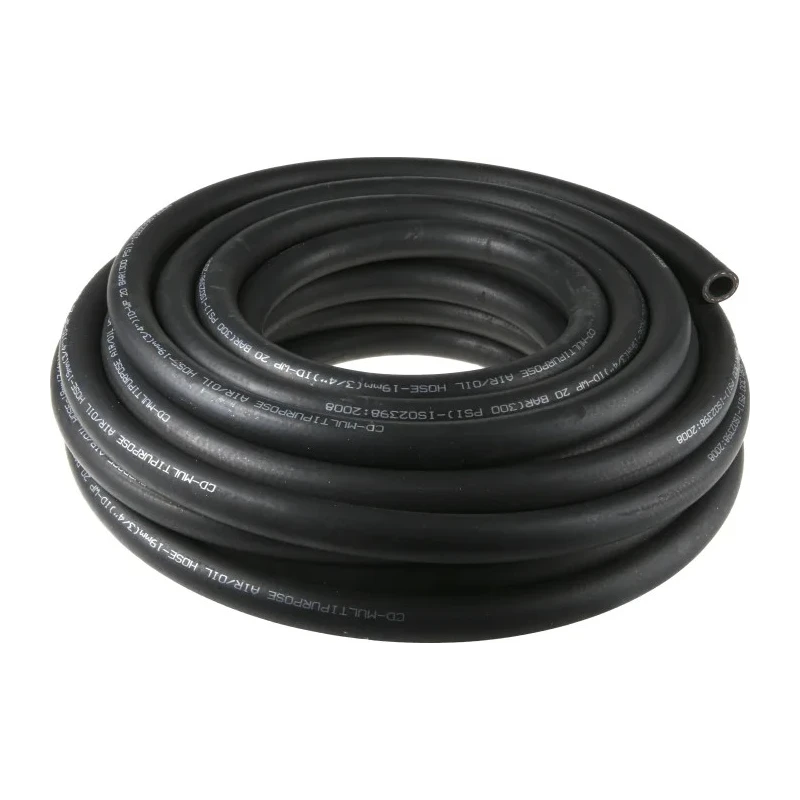 RS PRO Rubber Air Hose Pipe, 20 bar Pressure, 25 m Length, Nitrile Rubber (NBR) Material, ISO 2398 Standard 914-5537