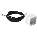 Panasonic DP2 Series Digital Pressure Sensor, Gauge Reading, NPN/PNP Output, -1 bar to 1 bar, Panel Mount DP-101A-M-P