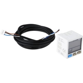 Panasonic DP2 Series Digital Pressure Sensor, Gauge Reading, NPN/PNP Output, -1 bar to 1 bar, Panel Mount DP-101A-M-P