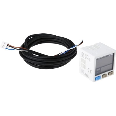 Panasonic DP2 Series Digital Pressure Sensor, Gauge Reading, NPN/PNP Output, -1 bar to 1 bar, Panel Mount DP-101A-M-P