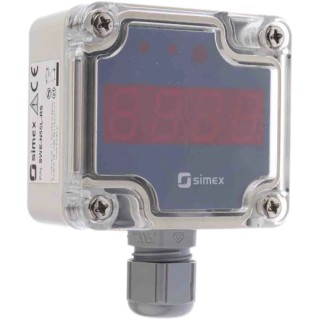 Simex Digital Panel Multifunction Meter LED Display 4-Digit Current Measurement SWE-N55L-1111-0-9-001