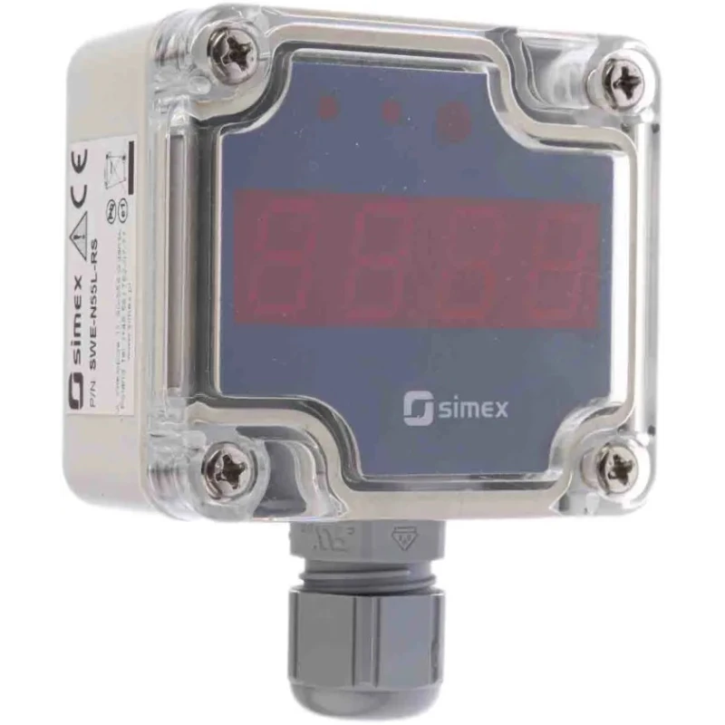 Simex Digital Panel Multifunction Meter LED Display 4-Digit Current Measurement SWE-N55L-1111-0-9-001