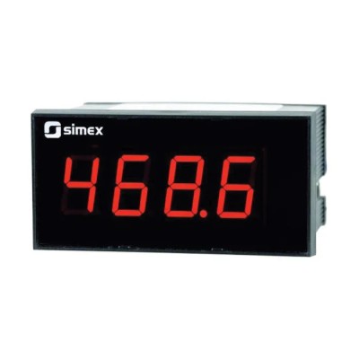 Simex Digital Panel Multifunction Meter for AC/DC Voltage with 45 mm x 91 mm Cutout SWE-94-S-2-001-0
