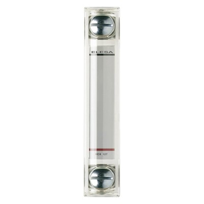 Elesa Liquid Level Indicator Transparent Polyamide Based Technopolymer Housing 40mm Scale Length M12, M10 Thread 80°C 11342
