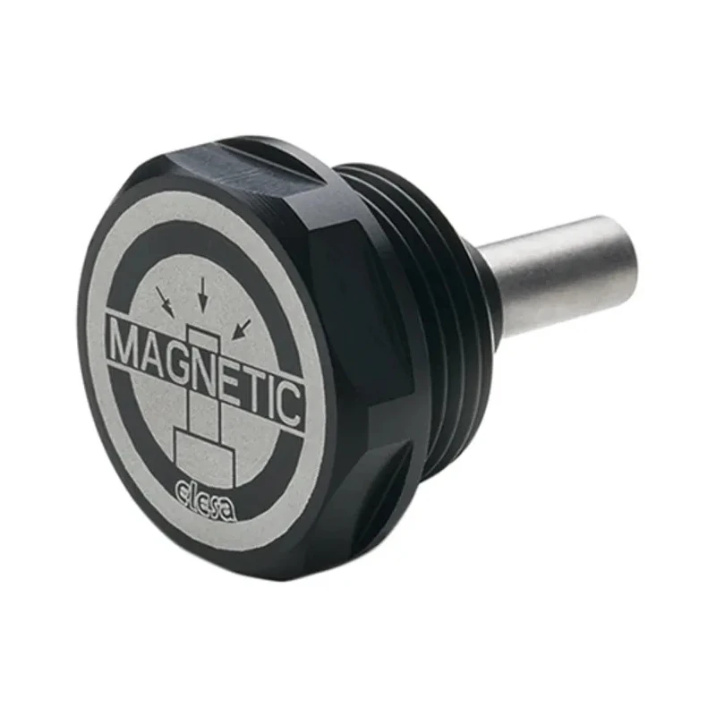 Elesa Hydraulic Blanking Plug Threaded Aluminium Black Anodised 59727