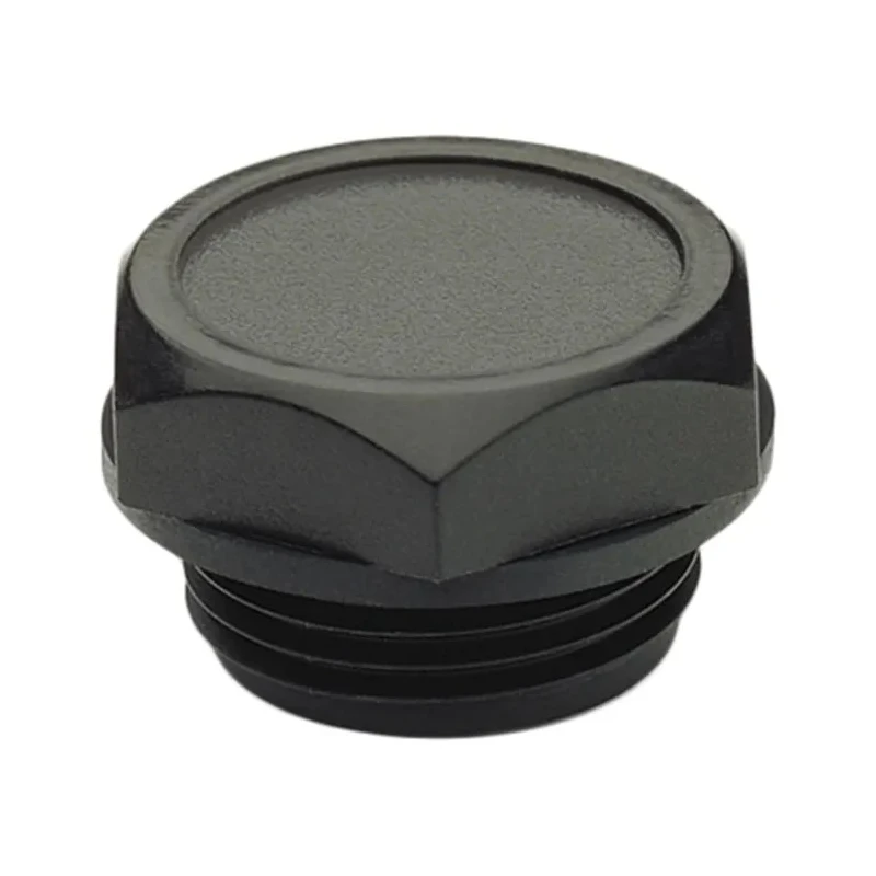 Elesa Hydraulic Blanking Plug Threaded Black Matt Finish TN Series 58413