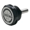 Elesa Hydraulic Blanking Plug Threaded Aluminium Black Anodised 59725