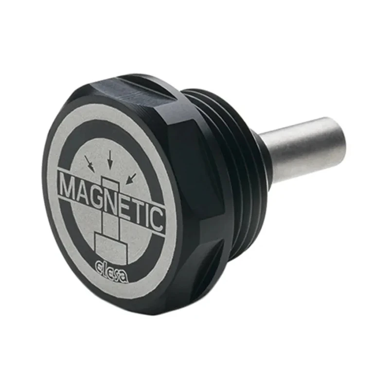 Elesa Hydraulic Blanking Plug Threaded Aluminium Black Anodised 59725