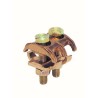 MECATRACTION Bronze Lightning Earth Clamp Max. Conductor Size 240 mm² C6RG2-35
