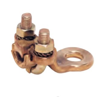 MECATRACTION Brass Lightning Earth Clamp Maximum Conductor Size 300 mm² C4-1BR1125