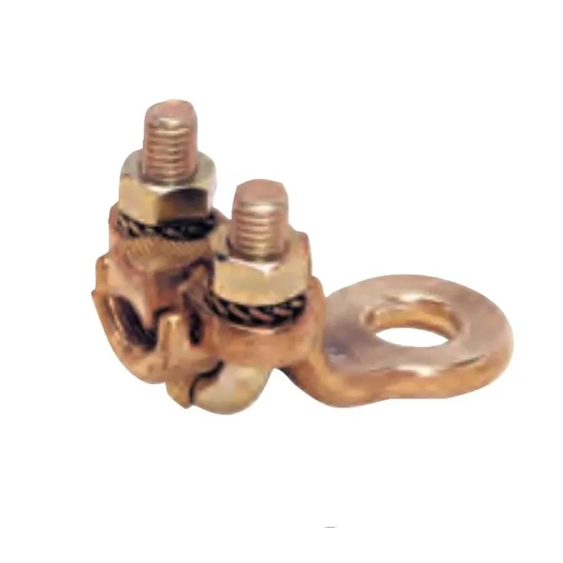 MECATRACTION Brass Lightning Earth Clamp Maximum Conductor Size 300 mm² C4-1BR1125