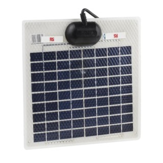 RS PRO Surface Mount Polycrystalline Solar Panel 5W, 36 Cells, 21.6V Open Circuit Voltage 914-8445