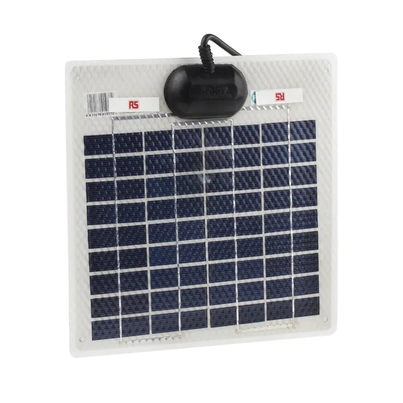 RS PRO Surface Mount Polycrystalline Solar Panel 5W, 36 Cells, 21.6V Open Circuit Voltage 914-8445