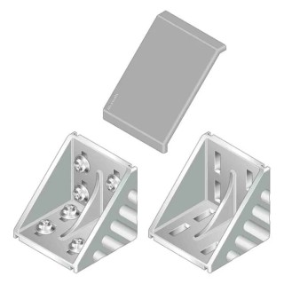 Bosch Rexroth M8 Mounting Bracket Connecting Component Strut Profile 50 mm Groove Size 10 mm 3842530460