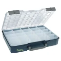Raaco 25 Cell Blue Polypropylene, Polycarbonate Compartment Box 80 mm x 415 mm x 330 mm 136327
