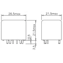 Durakool PCB Automotive Relay 12V DC Coil Voltage 60A Switching Current SPNO DG19-3021-35-1012-11