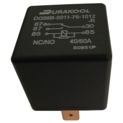Durakool PCB Automotive Relay 12V dc Coil Voltage 40A Switching Current SPDT DG56A-7011-76-1012-DR