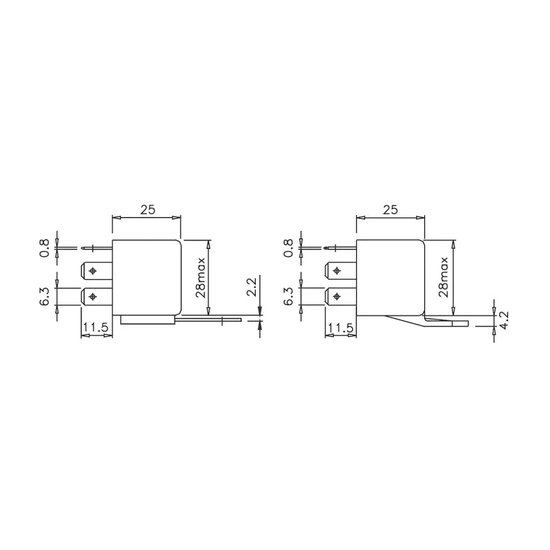 Durakool Power Relay 24V DC Coil 60A Switching Current SPDT DG85F-7011-76-1024-DR