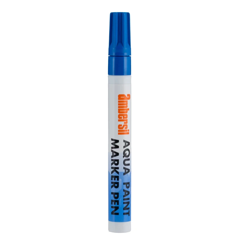 Ambersil Blue 4.5 mm Paint Marker Pen for use with Glass, Metal, Plastic 32496-AB