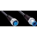 SICK Female 5 way M12 to Male 5 way M12 Sensor Actuator Cable 2 m 125V Polyurethane Jacket YF2A15-020UB5M2A15 / 2096009