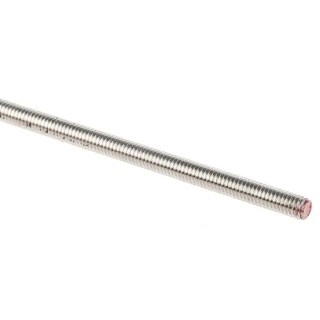 RS PRO Plain Stainless Steel Threaded Rod M3 1 m, A4 Grade, DIN 976 Standard 200-9942