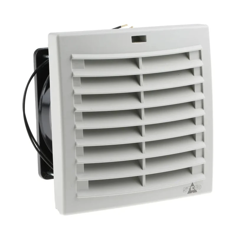 STEGO Filter Fan Plus FPI Series Filter Fan, 230V AC, 19W Power, 42 m³/h Filtered Air Flow, 52 m³/h Unimpeded Air Flow IP54