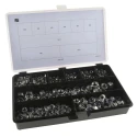 RS PRO Stainless Steel Self-Locking Nuts Box 545 Pieces, A2 304 Stainless Steel, DIN 985, Plain Finish 200-9813