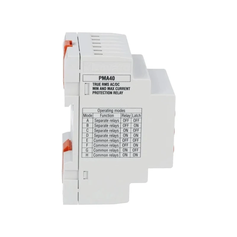 Lovato Electric Monitoring Relay 1 Phase SPDT DIN Rail 1mA to 16A 0 V DC 0V AC PMA40240