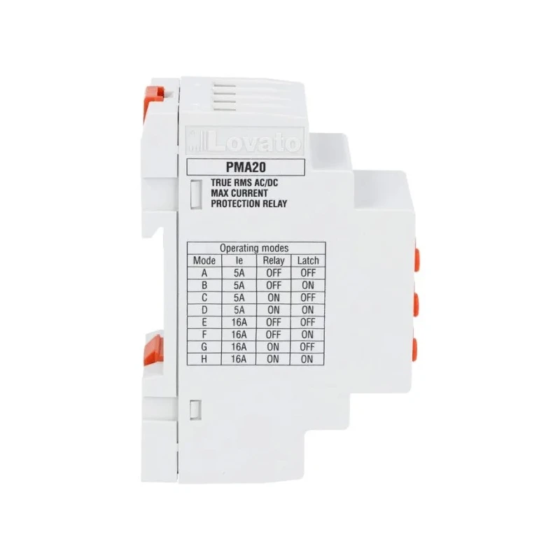 Lovato Electric Monitoring Relay 1 Phase SPDT DIN Rail Mount 0.25A to 16A PMA20240