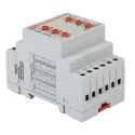 Lovato Electric Monitoring Relay 1, 3 Phase SPDT DIN Rail Mount 0.1A to 16A 440V AC 480V AC PMA50A480