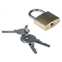 RS PRO Key Metal Padlock Keyed Alike 3 mm Shackle 2 mm Body 916-0268