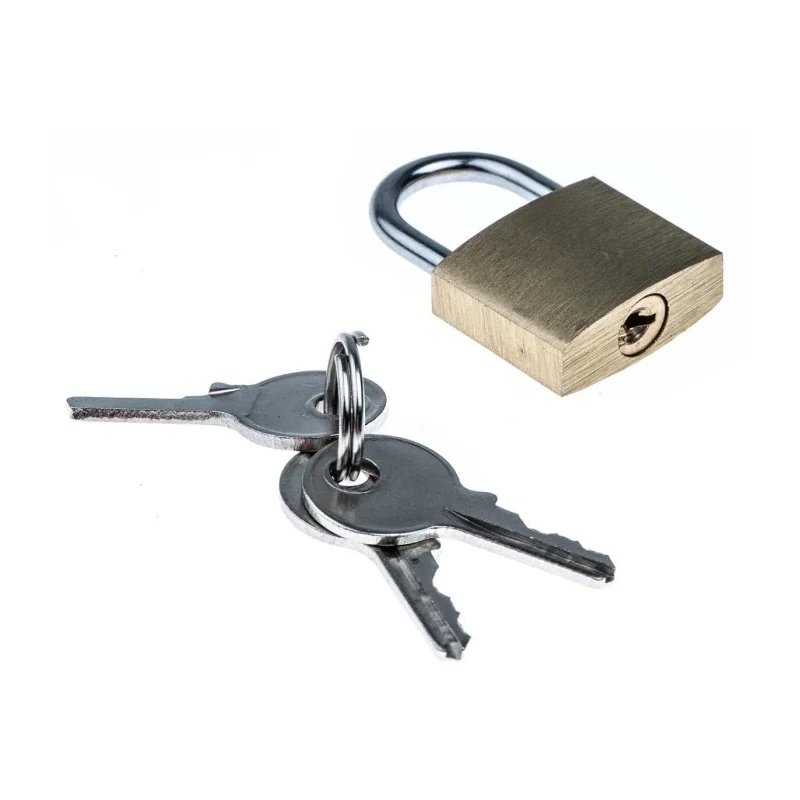 RS PRO Key Metal Padlock Keyed Alike 3 mm Shackle 2 mm Body 916-0268
