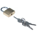 RS PRO Key Metal Padlock Keyed Alike 3 mm Shackle 2 mm Body 916-0268