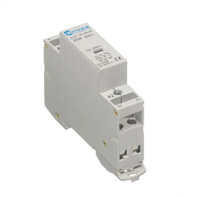 Europa 24V AC Coil 2-Pole Contactor Motor Control 240V AC 20A 4 kW EUC1-20-2NCB