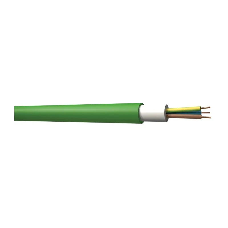 RS PRO 3 Core Power Cable, Green 2.5mm² 60 °C 100 m Cross Linked Polyethylene 201-0540