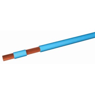 RS PRO Light Blue 6 mm² 10 AWG Single Core Hook Up Wire PVC Insulation 100 m 450/750V 201-0571